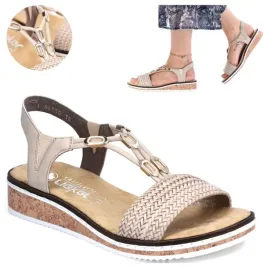 sandaly-damskie-eleganckie-39-rieker-wsuwane-wygodne-na-koturnie-bezowe