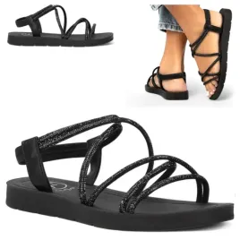 wygodne-sandaly-damskie-40-filippo-plaskie-eleganckie-wsuwane-czarne-lekkie