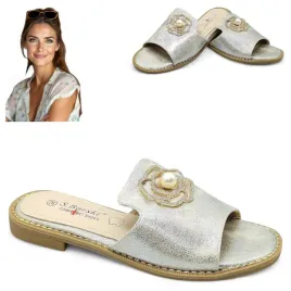 damskie-klapki-eleganckie-39-wygodne-plaskie-wsuwane-srebrne-s-barski-modne