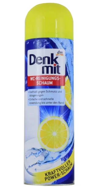 DENKMIT pianka WC do czyszczenia cytryna w sprayu 500ml z Niemiec