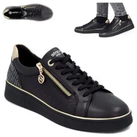 polbuty-damskie-skorzane-38-wygodne-sneakersy-na-platformie-remonte-czarne