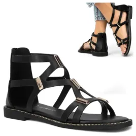 wygodne-sandaly-damskie-37-filippo-plaskie-eleganckie-zakryta-pieta-czarne