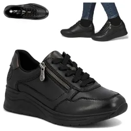 rieker-skorzane-sneakersy-39-damskie-na-koturnie-wygodne-polbuty-platforma