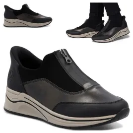 rieker-sneakersy-damskie-38-na-koturnie-sportowe-polbuty-wygodne-wsuwane