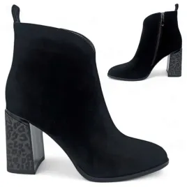 botki-damskie-skorzane-na-slupku-37-eleganckie-zamszowe-wsuwane-czarne-gino