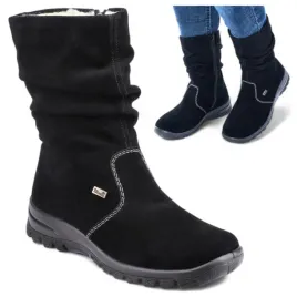 buty-damskie-zimowe-ocieplane-40-sniegowce-skorzane-rieker-wysokie-kozaki