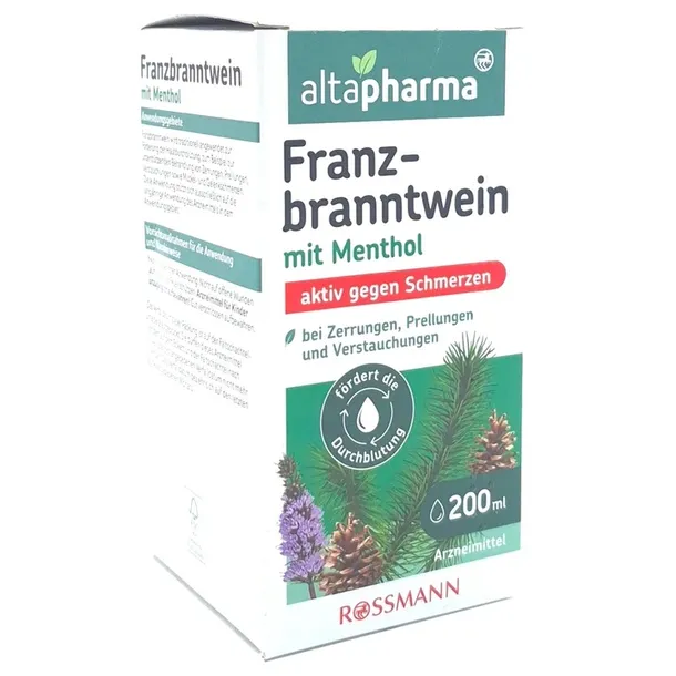 ALTAPHARMA Nalewka Franciszkańska z Mentolem 200 ml z NIEMIEC