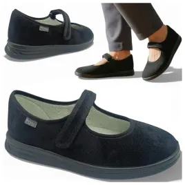 buty-damskie-kapcie-ortopedyczne-na-rzep-40-dr-orto-zdrowotne-cieple-czarne