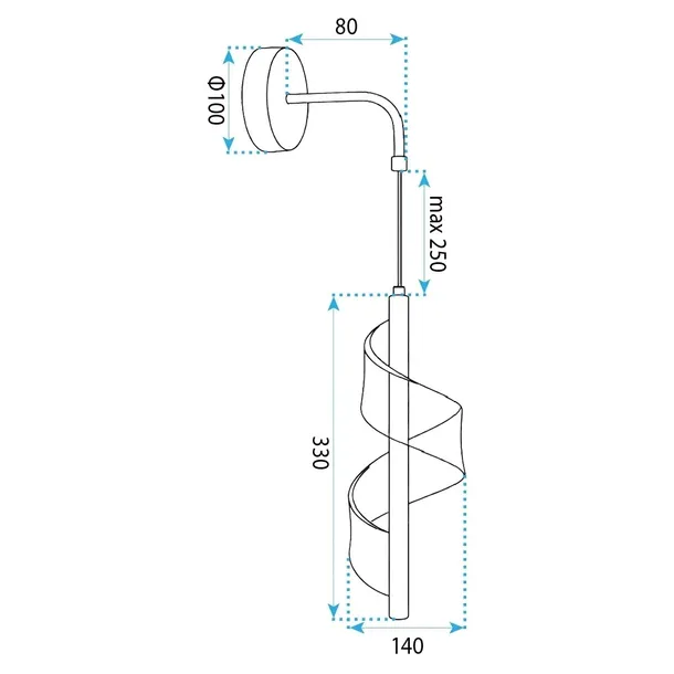 kinkiet-scienny-lampa-wiszaca-led-zlota-transparentna-g177-w-spirala-10w-srednica-szerokosc-klosza-14-cm