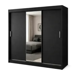 szafa-przesuwna-z-lustrem-180cm-tio-czarny-mat-garderoba