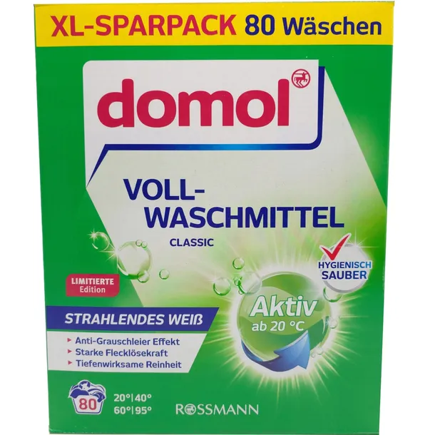 DOMOL Aktiv Proszek do prania białego 5,2kg Ochrona i czystość z NIEMIEC