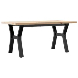 stolik-kawowy-drewniany-y-100x50x455-cm-surowe-sosna-brazowo-czarny