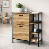 szafka-na-buty-regal-stojak-na-obuwie-wolnostojaca-otwierana-88x87x24-cm-liczba-poziomow-3