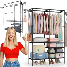 wieszak-na-ubrania-stojacy-metalowy-podwojny-duzy-przenosny-polka-stojak