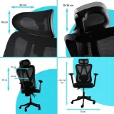 fotel-biurowy-krzeslo-gamingowe-ergonomiczne-regulowane-podlokietniki-obciazenie-maksymalne-120-kg