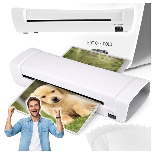 LAMINATOR A4 A5 LAMINARKA Szybka i Wydajna + Folia x 20 szt GRATIS