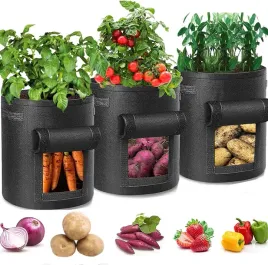 doniczka-filc-czarny-avian-35-cm-x-35-x-40-cm