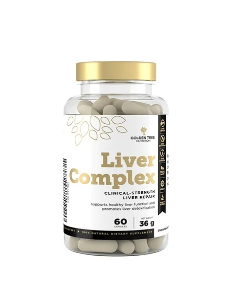 Detox Wątroby 60 kaps. Oczyszczanie i Regeneracja GOLDEN TREE Liver Complex