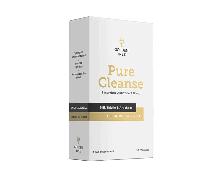 ODTŁUSZCZENIE WĄTROBY DETOX OCZYSZCZANIE OSTROPEST GOLDEN TREE PURE CLEANSE