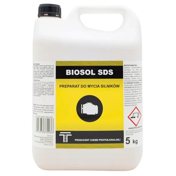 Srodek mycia silnika plyn chemia MOCNY preparat czyszczenia TESS SDS 5kg