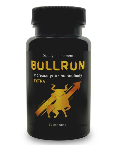 Bullrun - na erekcję, potencję, wzwody, libido i powiększenie 30 kaps.