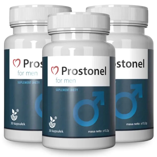 3x Prostonel – Naturalne wsparcie prostaty i układu moczowego 30kaps.