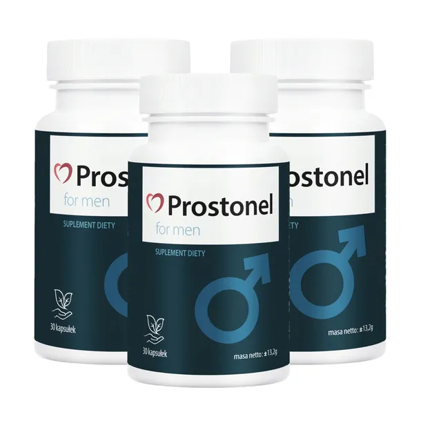 3x Prostonel - Naturalne wsparcie prostaty i układu moczowego 30kaps.