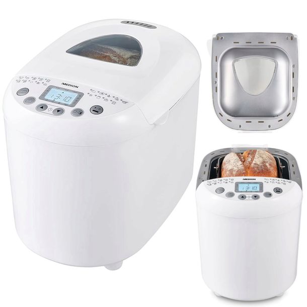 WYPIEKACZ DO CHLEBA BIAŁY 550W 19 PROGRAMÓW AUTOMAT DO DŻEMÓW OWSIANEK