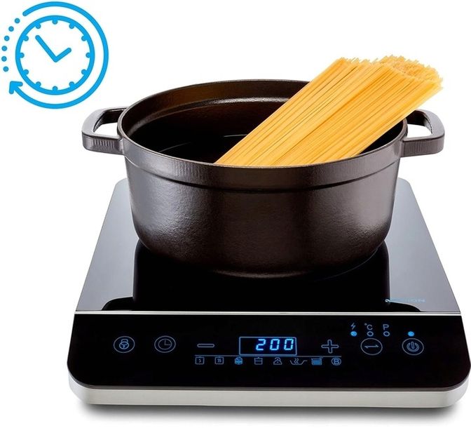 MOCNA PŁYTA INDUKCYJNA KUCHENKA PRZENOŚNA 2000W TIMER8 PROGRAMÓW