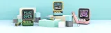 glosnik-bluetooth-karaoke-mikrofon-pixel-art-ditoo-stan-nowy
