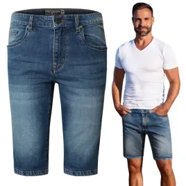 spodenki-jeansowe-meskie-denim-samot-szorty-granatowe-sprane-34-pako-jeans