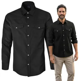 koszula-meska-z-dlugim-rekawem-sztruksowa-czarna-regular-fit-pako-jeans