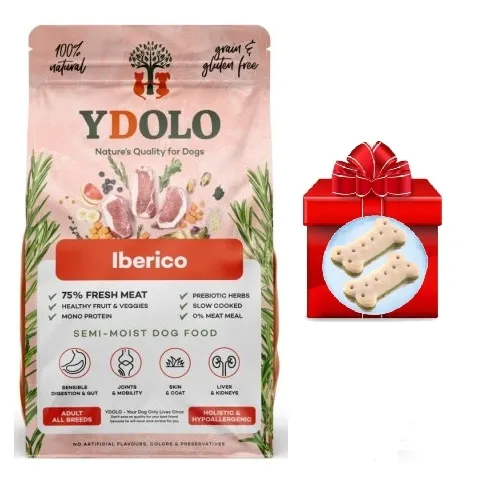 YDOLO Iberico wieprzowina Iberico karma półwilgotna dla psa 10kg