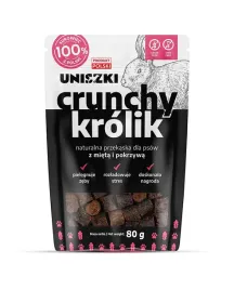 uniszki-crunchy-krolik-z-mieta-i-pokrzywa-przysmak-dla-psa-80g