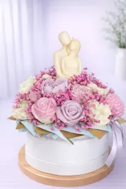 flower-box-wieczny-bukiet-swiec-sojowych-prezent-na-slub-rocznica-slubu