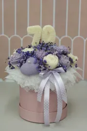 prezent-na-70-urodziny-candle-flowerbox-wieczny-bukiet-ze-swiec-sojowych