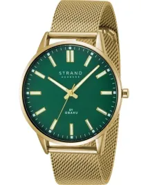 nowy-oryginalny-zegarek-meski-strand-by-obaku-s747gxgemg-zloty-zielony