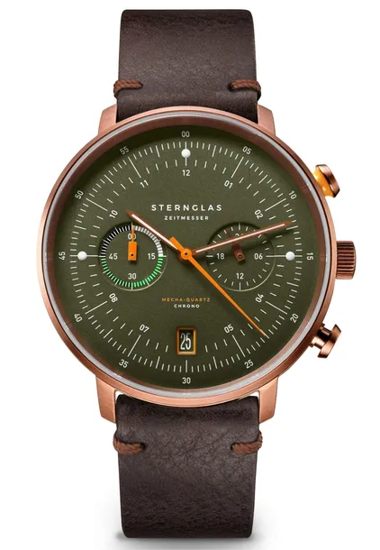 Nowy Oryginalny Zegarek męski Sternglas S01-HC35-VI17 Hamburg Chronograf