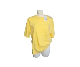 t-shirt-damski-na-kd-zolty-oversize-100-percent-bawelna-basic-xs