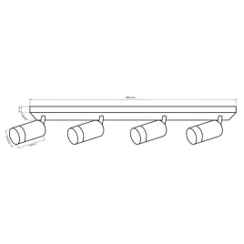 goldlux-listwa-arras-4xgu10-czarno-zlota