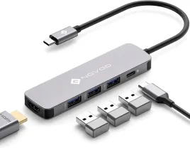 hub-usb-novoo-usb-c-5-port-nvhubgy05pdns