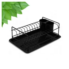 suszarka-do-naczyn-sztuccow-z-podstawka-jednopoziomowa-nierdzewna-czarna