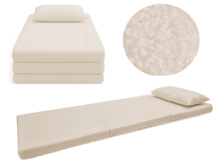 Materac turystyczny rozkładany fotel łóżko 180x65x7 BOUCLE BARANEK