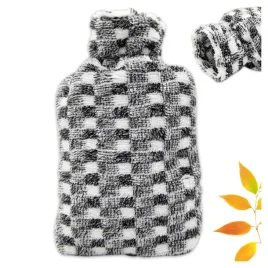 termofor-gumowy-2l-ogrzewacz-do-plecow-brzucha-na-wode-czarno-biala-krata