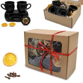 zestaw-prezentowy-2x-kubek-kamionkowy-250ml-czarny-podgrzewacz-przyprawy