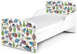 lozko-do-pokoju-dzieciecego-z-materacem-pojedyncze-70x140-z-nadrukiem