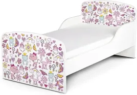 lozko-do-pokoju-dzieciecego-z-materacem-pojedyncze-70x140-z-nadrukiem