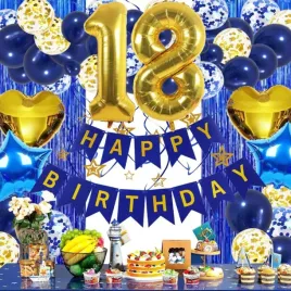 balony-niebieskie-zlote-girlanda-balonowa-urodziny-zestaw-dekoracja-18