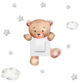 naklejki-na-sciane-dla-dzieci-mis-chmurki-gwiazdki