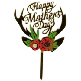 zloty-topper-happy-mother-s-day-dzien-mamy-gold-dekoracje